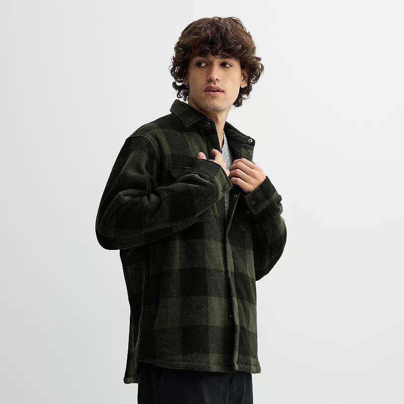 Mens Sonoma Goods For Life Arctic Fleece Shirt Jacket Product Image