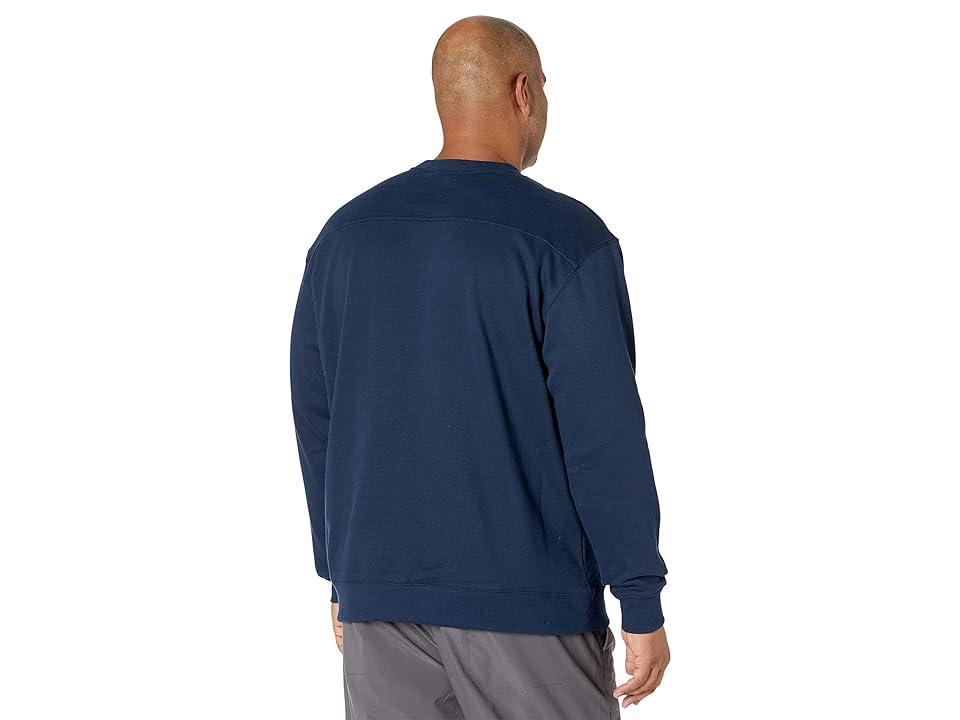 Big & Tall Columbia Hart Mountain Crewneck Top, Mens Collegiate Blue Product Image