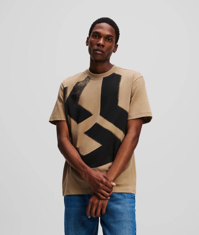 KLJ MONOGRAM BLEACHED T-SHIRT  Product Image