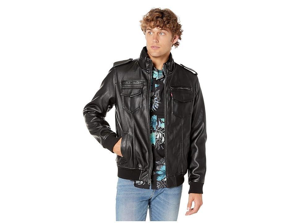 Levi's(r) Two-Pocket Military Bomber with Sherpa Lining (Earth) Men's Clothing Product Image