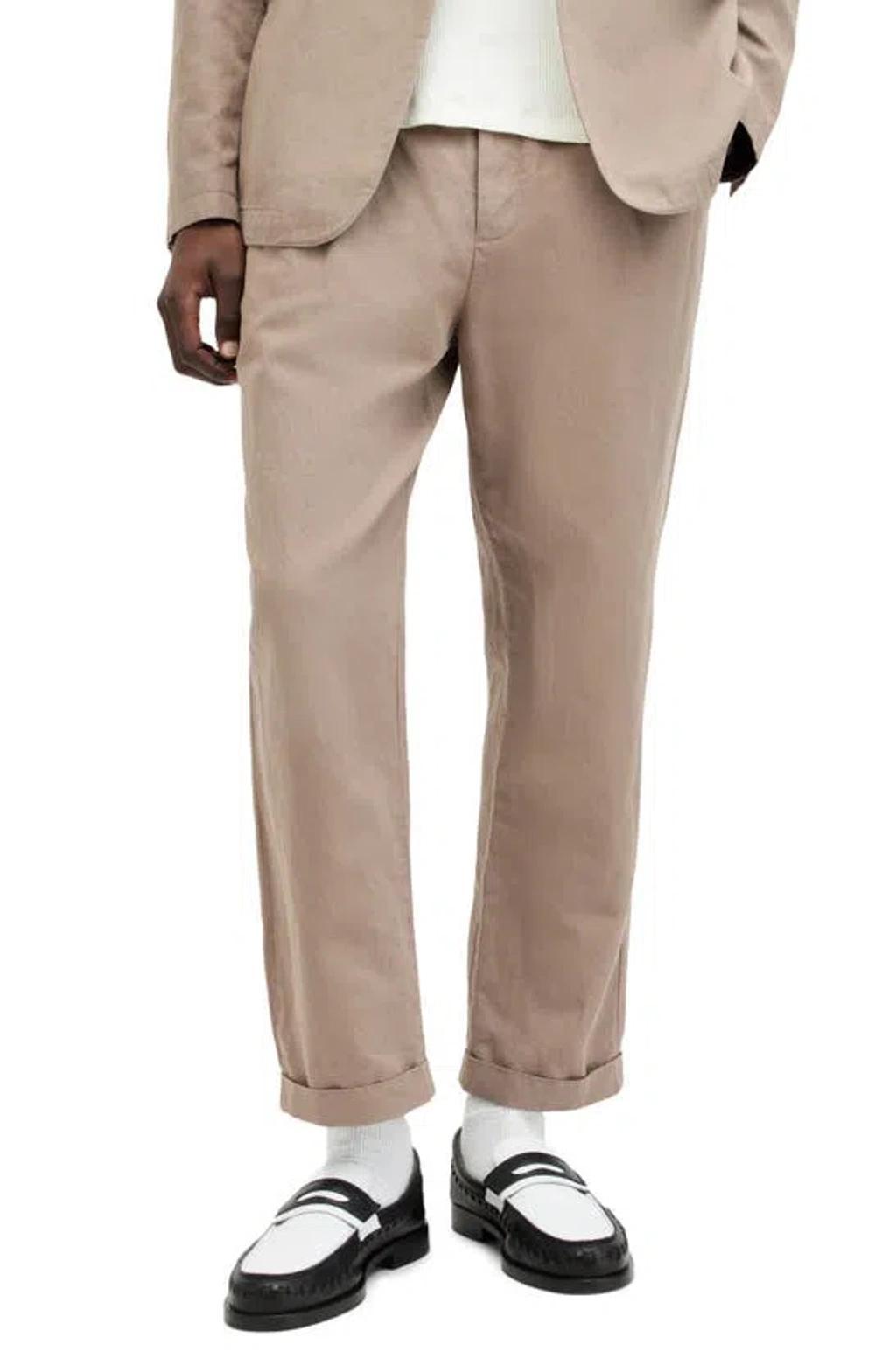 ALLSAINTS Sainte Trousers In Chestnut Brown Product Image