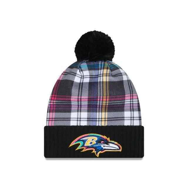 Baltimore Ravens 2024 Crucial Catch Sport Pom Knit Hat Male Product Image