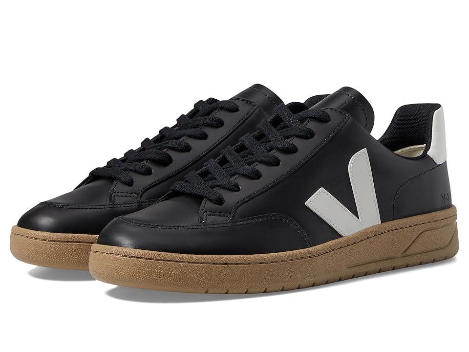 VEJA V-12 (Black/White/Dune) Men's Shoes Product Image