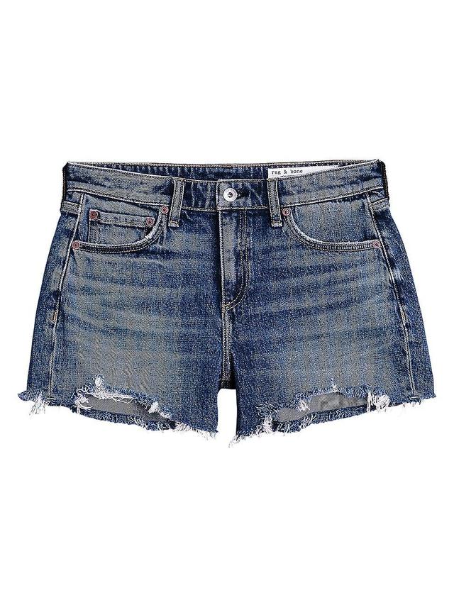 Womens Dre Low-Rise Denim Shorts Product Image