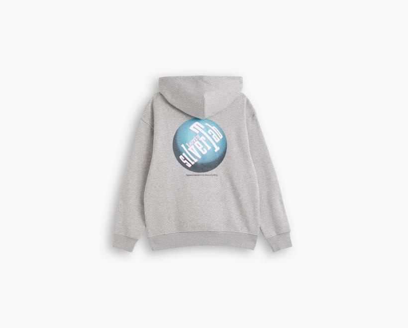 Relaxed Graphic Hoodie Sweatshirt Product Image