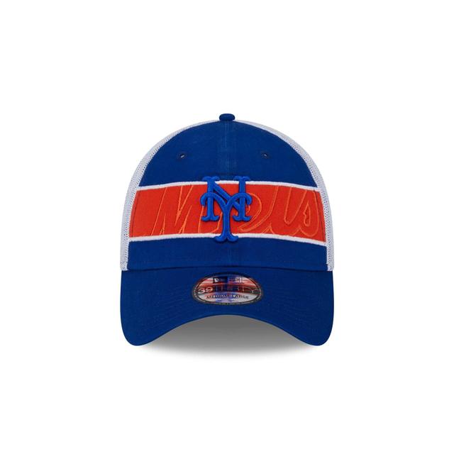 New York Mets Banded 39THIRTY Stretch Fit Hat Male Product Image