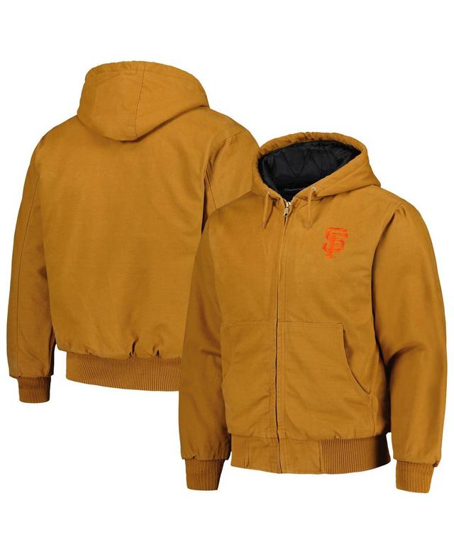 Mens Dunbrooke Brown San Francisco Giants Dakota Work Full-Zip Hoodie Jacket Product Image