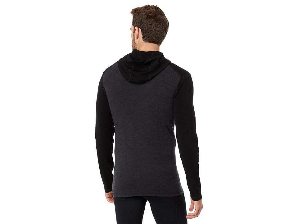 Smartwool Merino 250 Base Layer Hoodie Charcoal Heather) Men's Sweatshirt Product Image