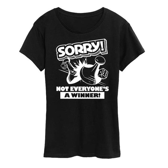 Womens Sorry Not Everyones A Winner Graphic Tee by Hasbro Product Image