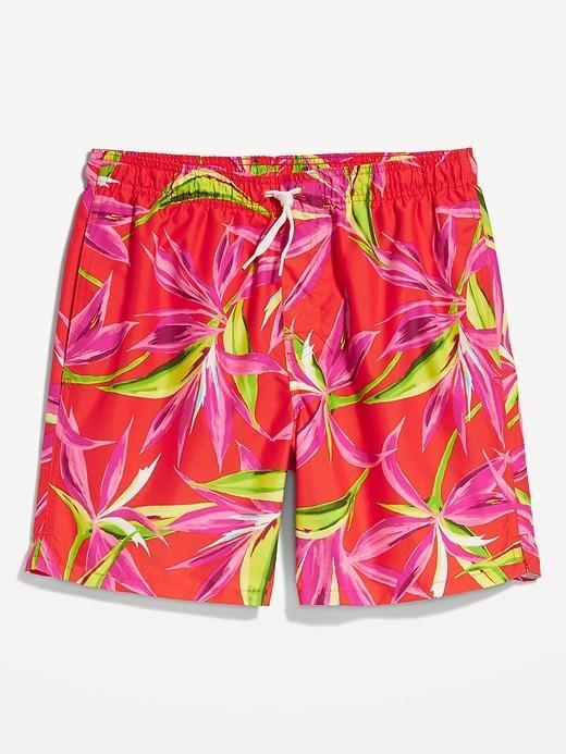 Printed Swim Trunks --7-inch inseam Product Image