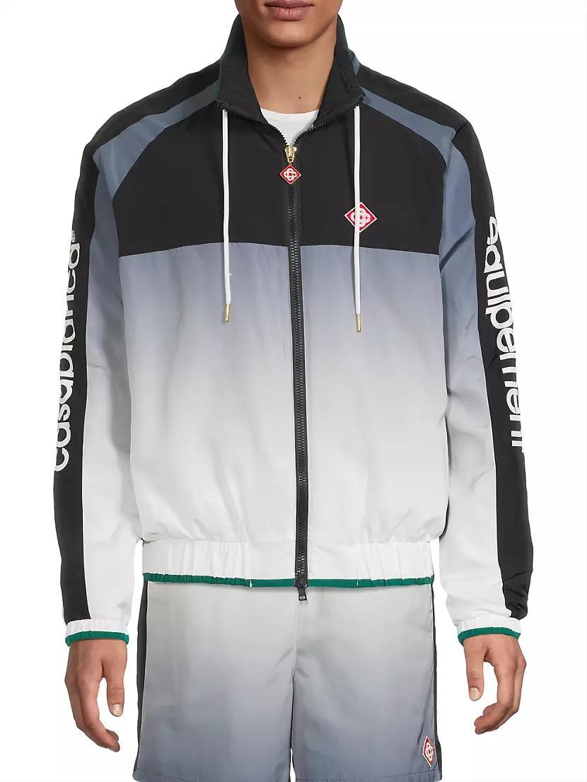 Ombré Track Windbreaker Jacket Product Image