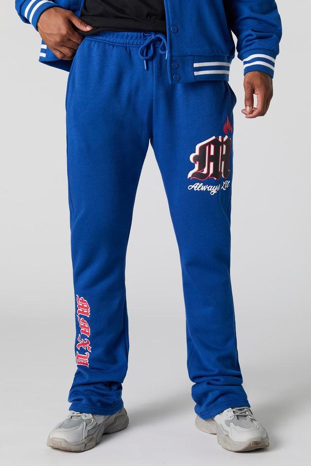 Graphic Fleece Open Bottom Jogger Male Product Image