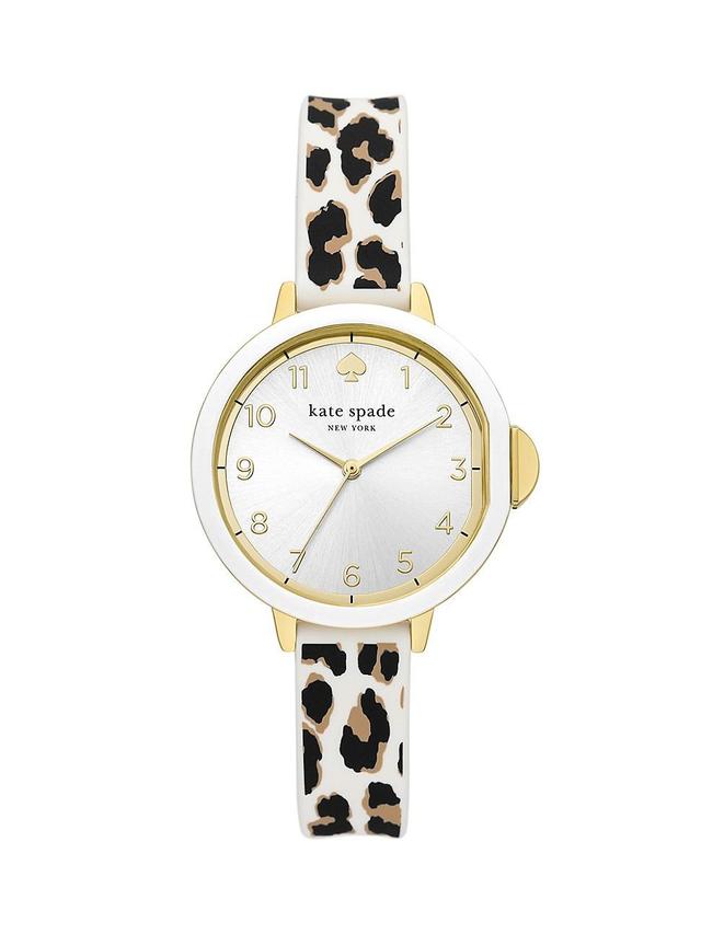 kate spade new york park row silicone strap watch, 34mm Product Image