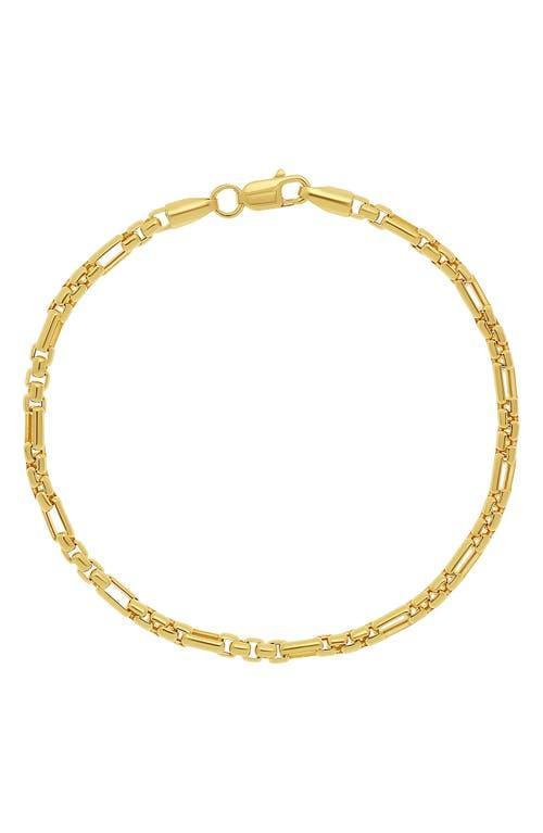 Bony Levy Mens 14K Gold Interlock Chain Bracelet Product Image