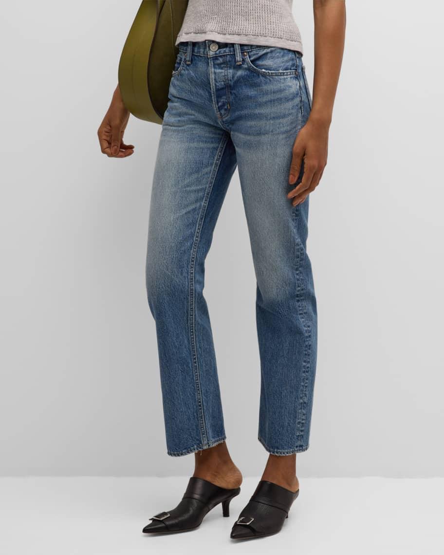 Elfers Wide Straight Mid-Rise Jeans Product Image