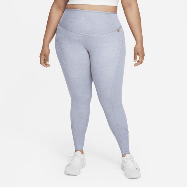 Nike Womens Dri-FIT One Luxe Mid-Rise Leggings (Plus Size) Product Image