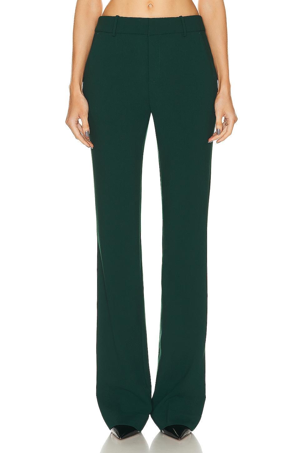 GRLFRND The Suit Trouser Green. (also in L, XS). Product Image