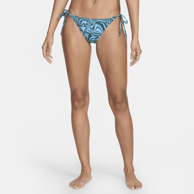 Nike Women's Swim Swirl String Bikini Bottom Product Image