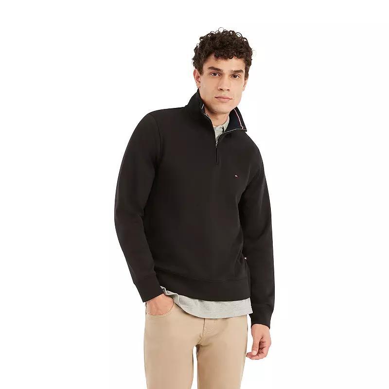 Mens Tommy Hilfiger Logo Quarter-Zip Top Product Image