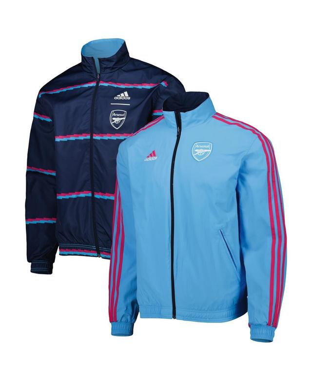 Mens adidas Navy Arsenal 2022/23 On-Field Team Logo Anthem Reversible Full-Zip Jacket Arn Blue Product Image