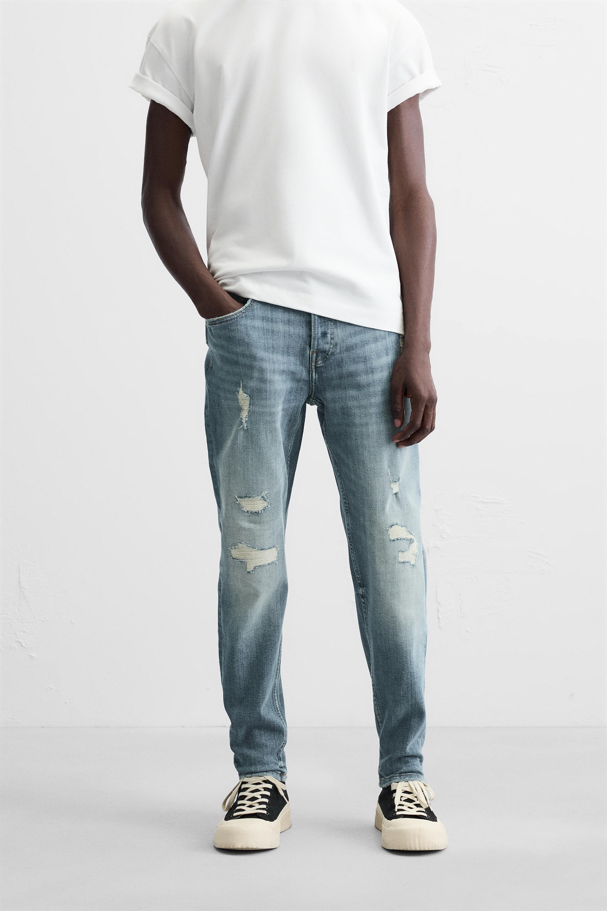 RIPPED SKINNY JEANS Product Image