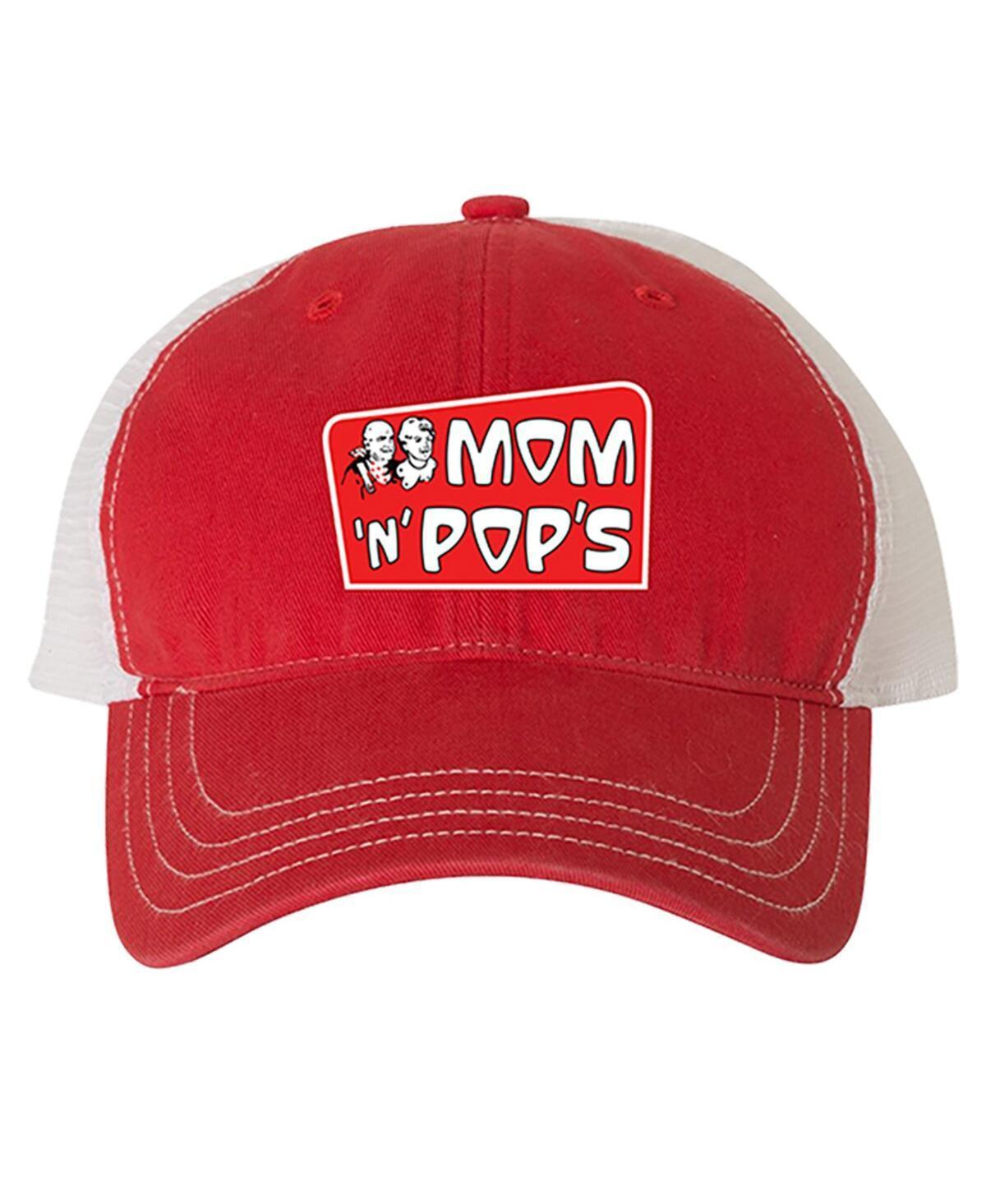 Mens Jr Motorsports Official Team Apparel Red Dale Earnhardt Jr. 2023 Mom N Pops Trucker Snapback Adjustable Hat Product Image