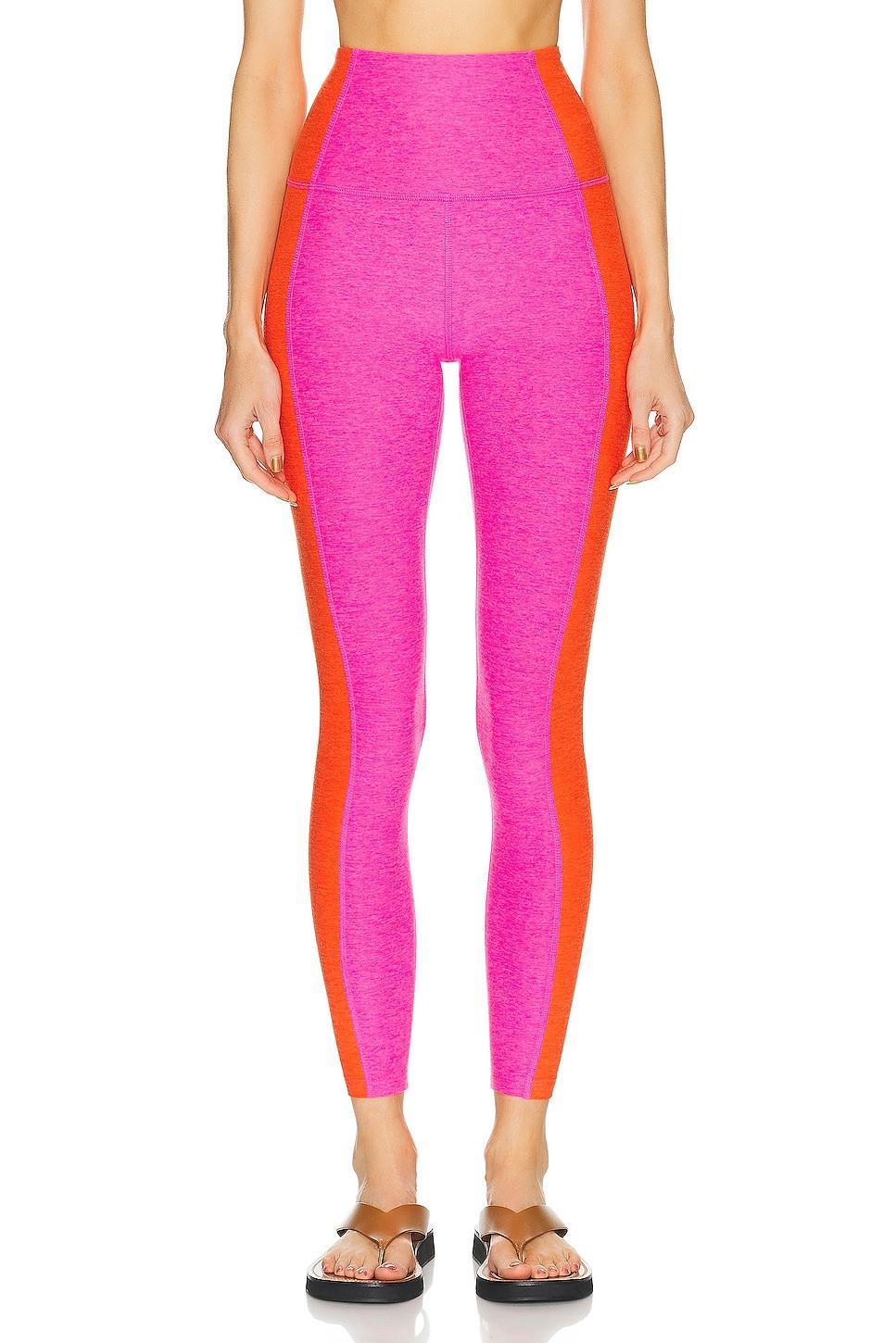 Beyond Yoga Spacedye Vitality Colorblock High Waisted Midi Legging Size XL, XS. Product Image