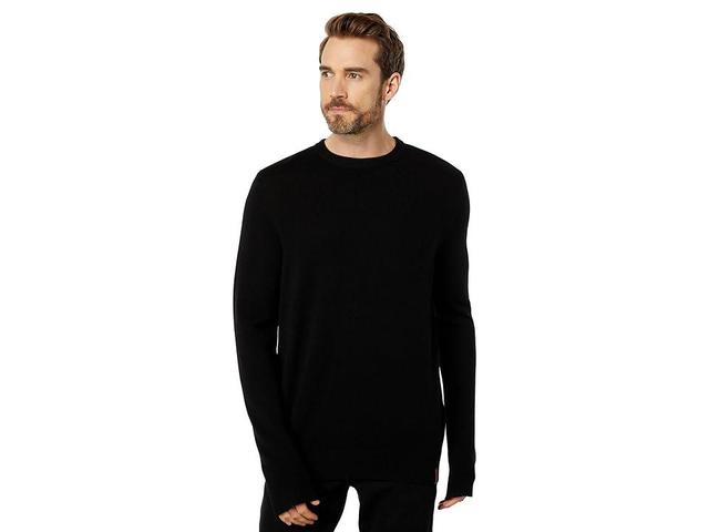 Obermeyer Reggie Crew Neck Sweater (Black) Men's Clothing Product Image