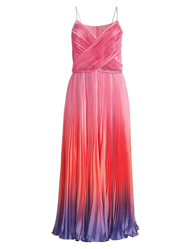 Womens Fiji Pleated Midi Dress Product Image