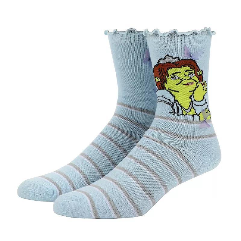 Womens Shrek & Fiona Crew Socks Product Image