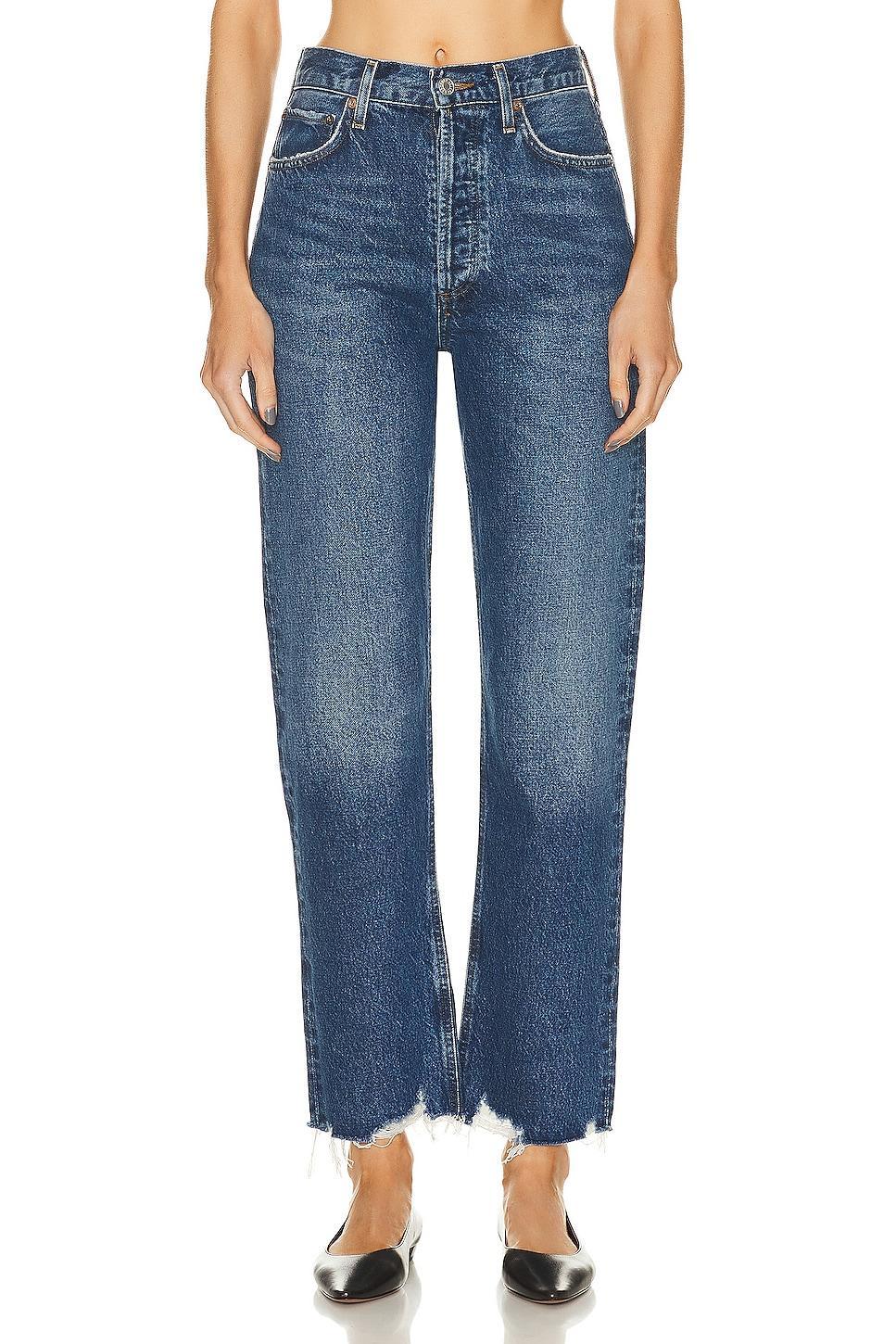 Womens 90s Pinch-Waist Straight-Leg Jeans Product Image