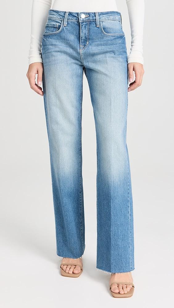 L'AGENCE Tiana Wide Leg Jeans | Shopbop Product Image