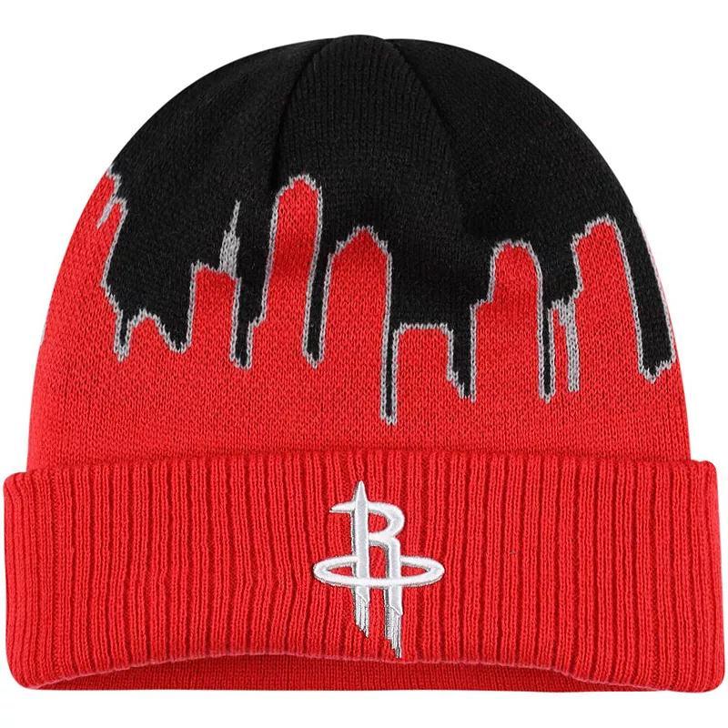 Mens New Era /Black Houston Rockets 2022 Tip-Off Cuffed Knit Hat Product Image