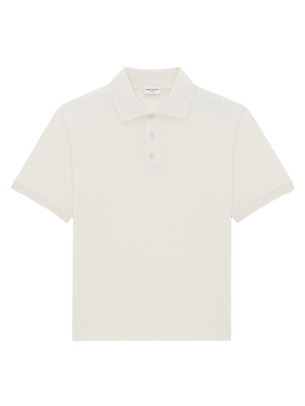 Mens Monogram Polo Shirt in Cotton Pique Product Image