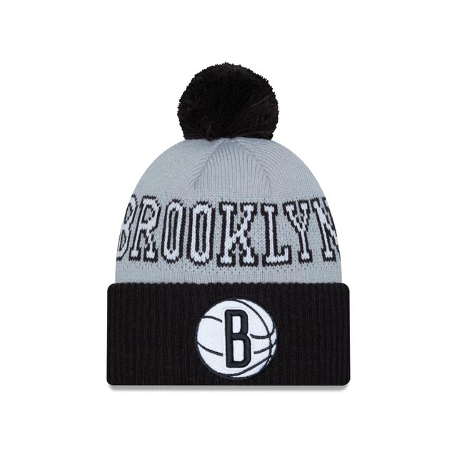 Brooklyn Nets 2023 Tip-Off Pom Knit Hat Male Product Image