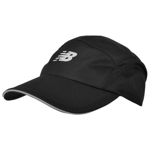 New Balance Mens 5-Panel Performance Hat - Black/Black Product Image