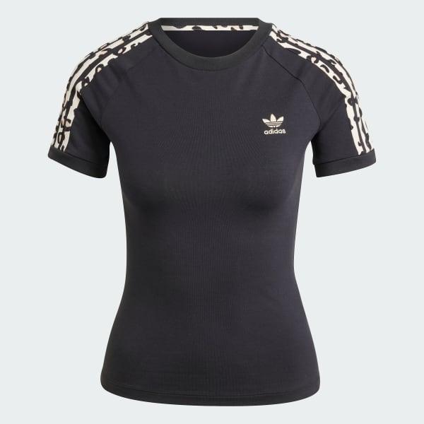 Leopard 3-Stripes Tee Product Image