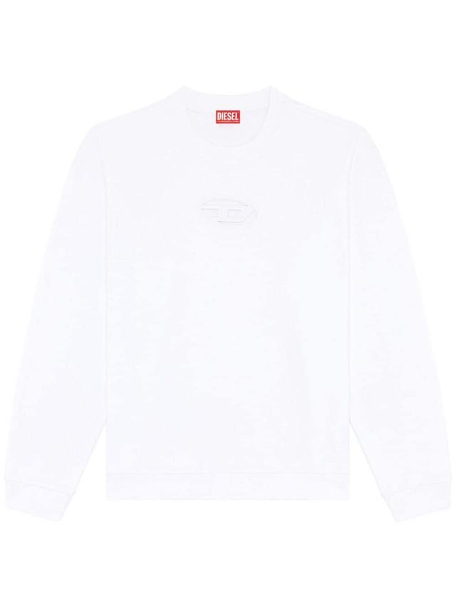 Logo Cut-out Sweatshirt In White Product Image