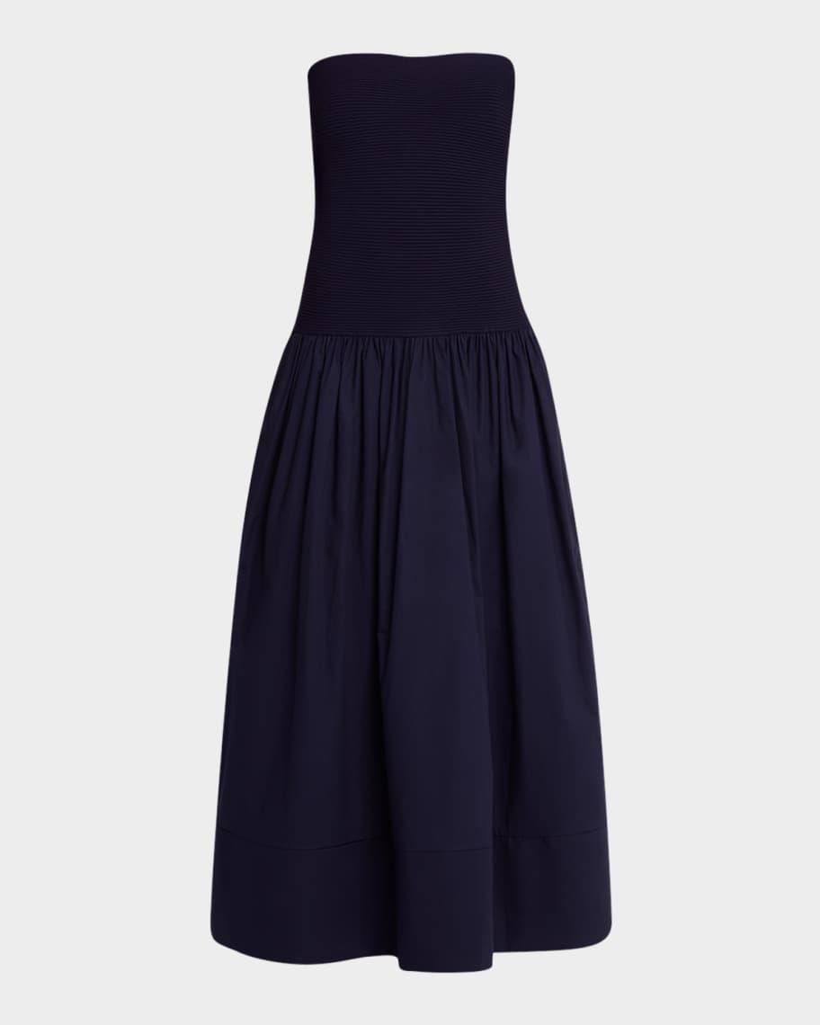 Glasbury Strapless Drop-Waist Midi Dress Product Image