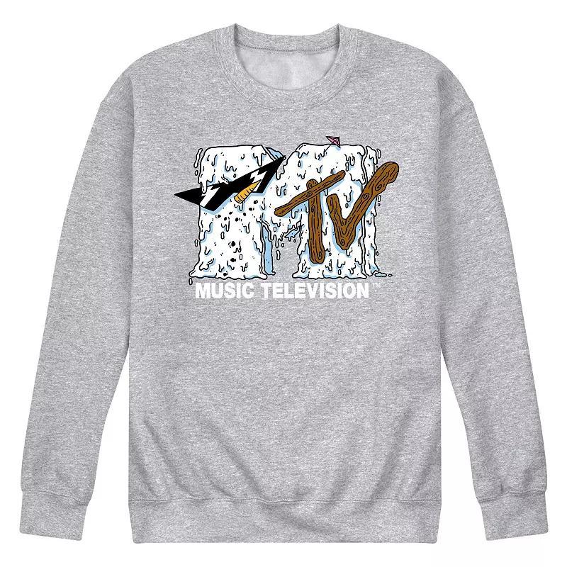 Mens MTV Snowman Logo Fleece Sweatshirt Product Image