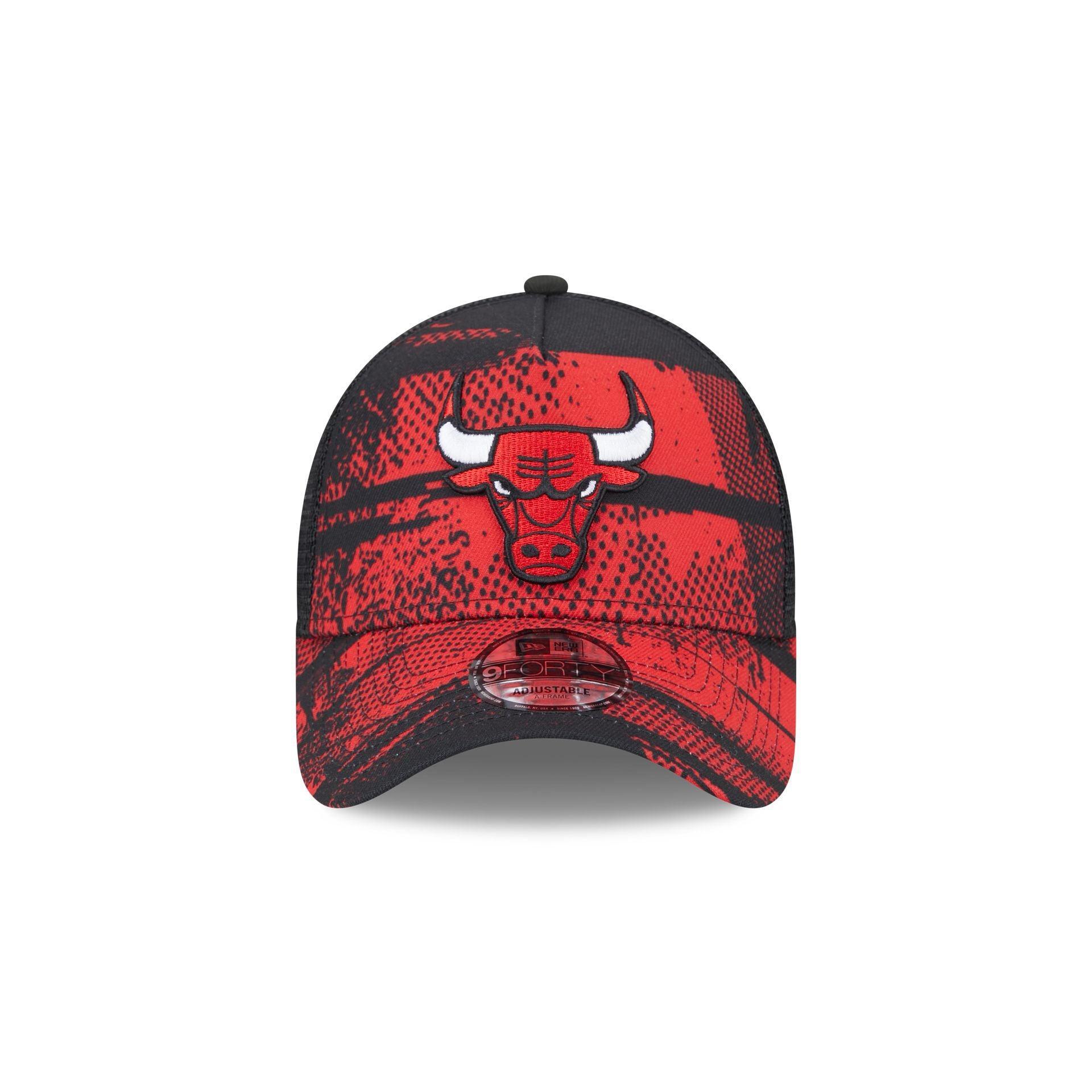 Chicago Bulls 2024 Tip-Off 9FORTY A-Frame Trucker Hat Male Product Image