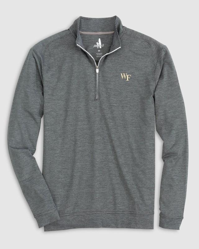 johnnie-O Wake Forest Vaughn Striped Performance 1/4 Zip Product Image