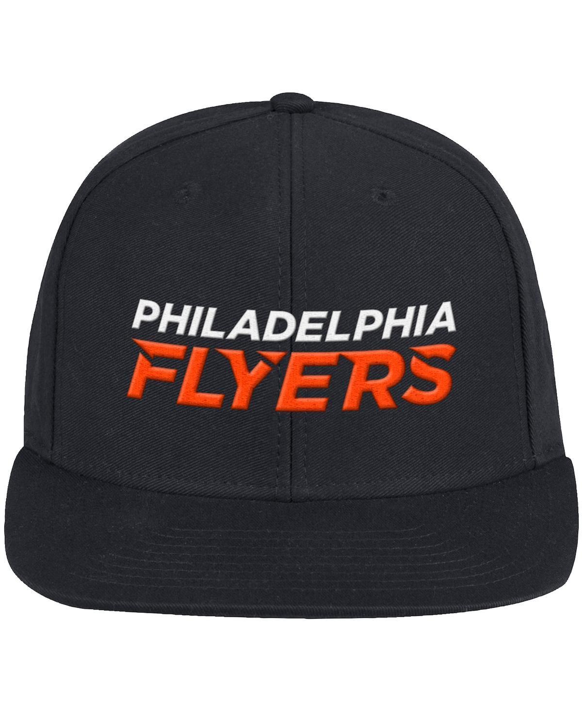 Mens adidas Black Philadelphia Flyers Snapback Hat Product Image