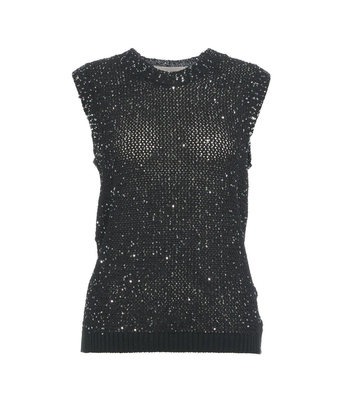 Knit vest with sequins 'Melyssa'  Product Image