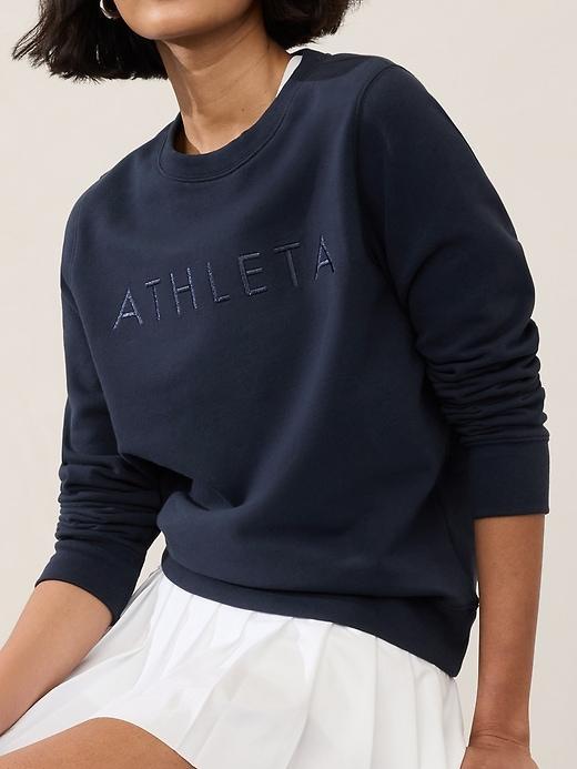 Logo Fleece Crewneck Sweatshirt Product Image