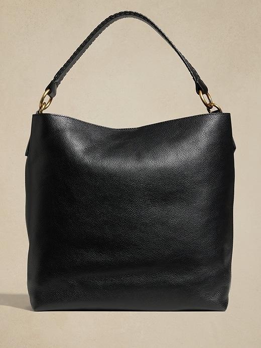 Leather Bucket Bag Product Image