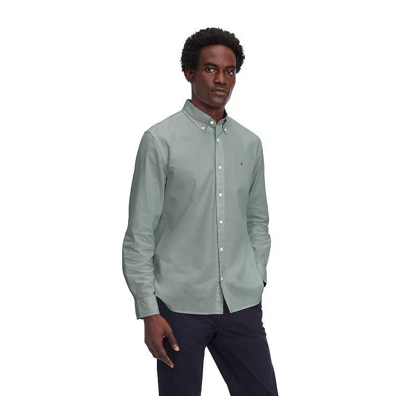 Mens Tommy Hilfiger Custom Fit Essential Stretch Oxford Shirt Product Image