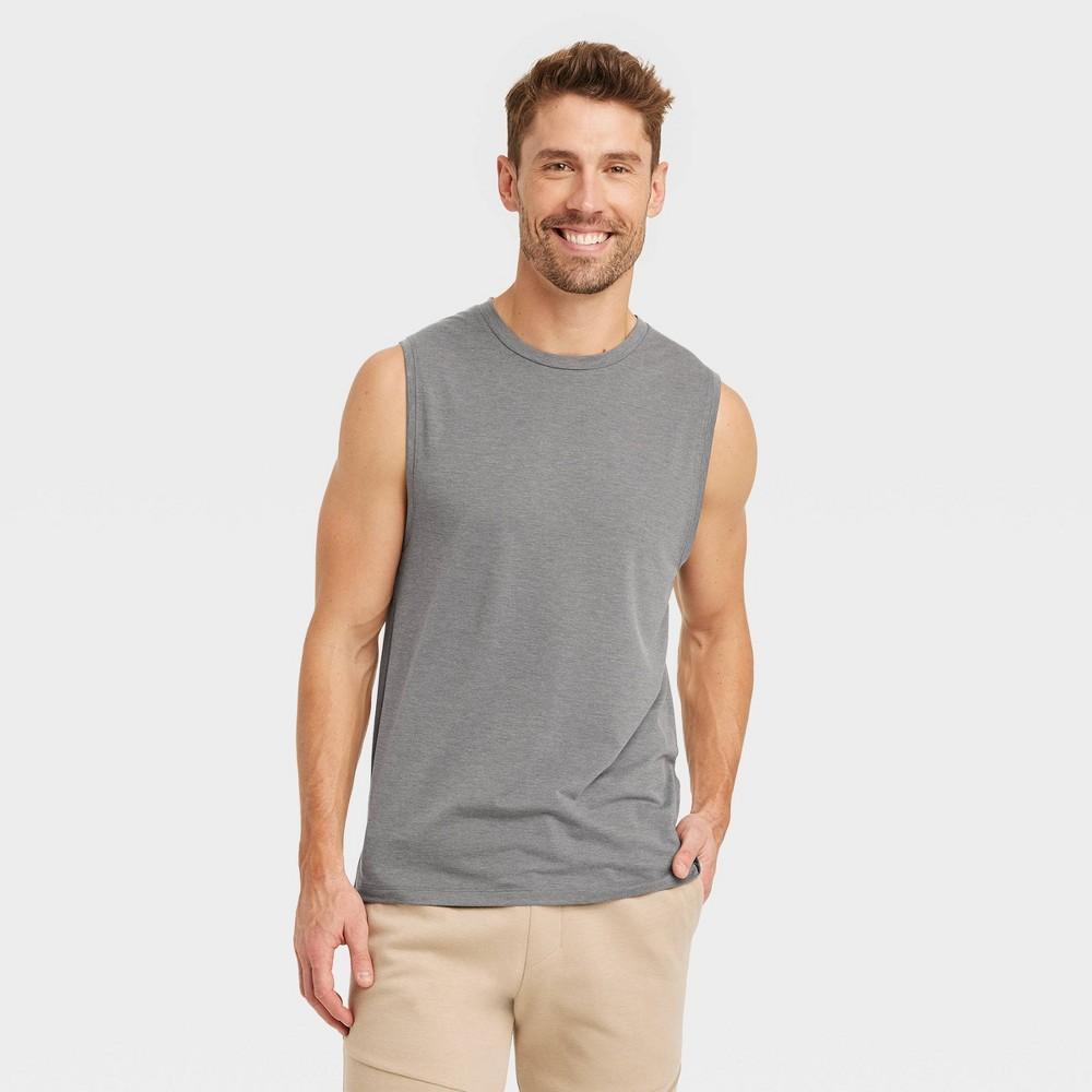 Mens Sleeveless Performance T-Shirt - All In Motion Dark Product Image