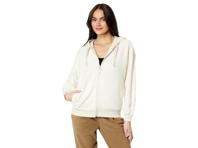 PUMA Her Winterized Full Zip Hoodie (Alpine Snow) Women's Clothing Product Image