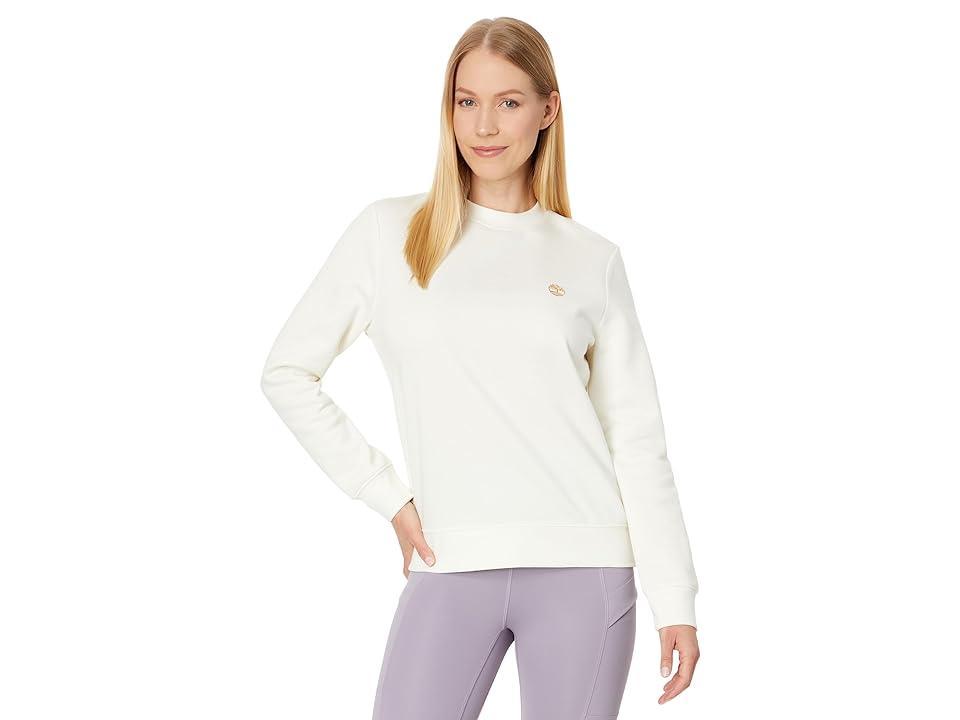 Timberland Brushed Back Crew (Vintage White) Women's Sweatshirt Product Image